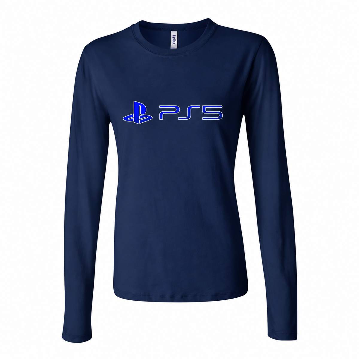 Women's Play Station PS5 Long Sleeve T-Shirt - Navy