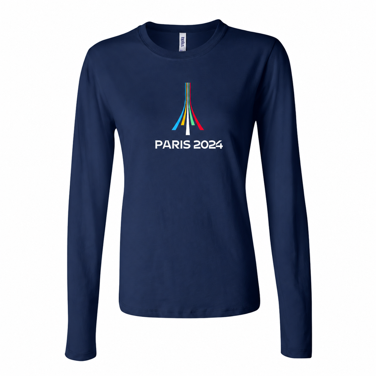 Women's Olympia Paris 2024 Long Sleeve T-Shirt - Navy