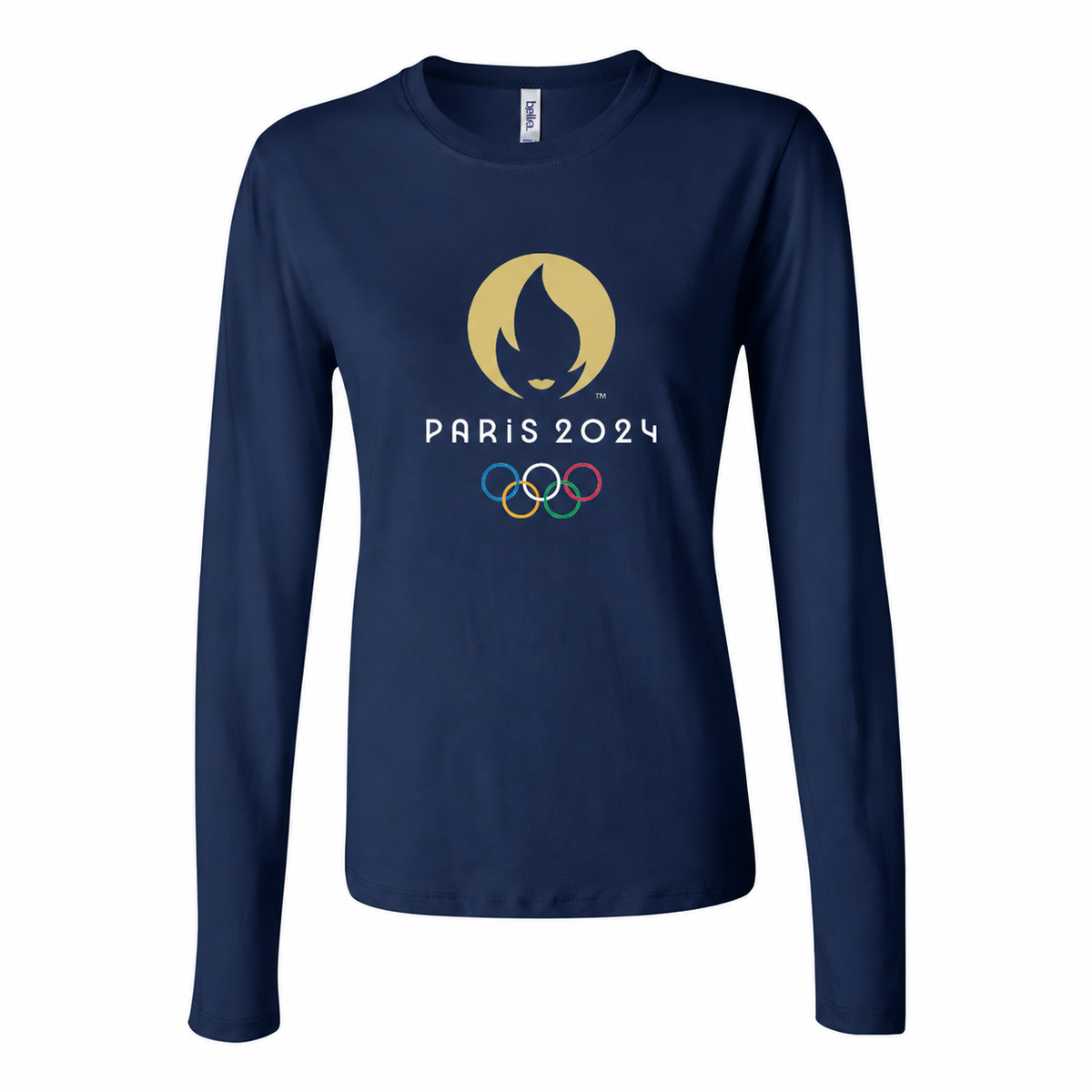Women's New Olympics 2024 Paris Long Sleeve T-Shirt - Navy