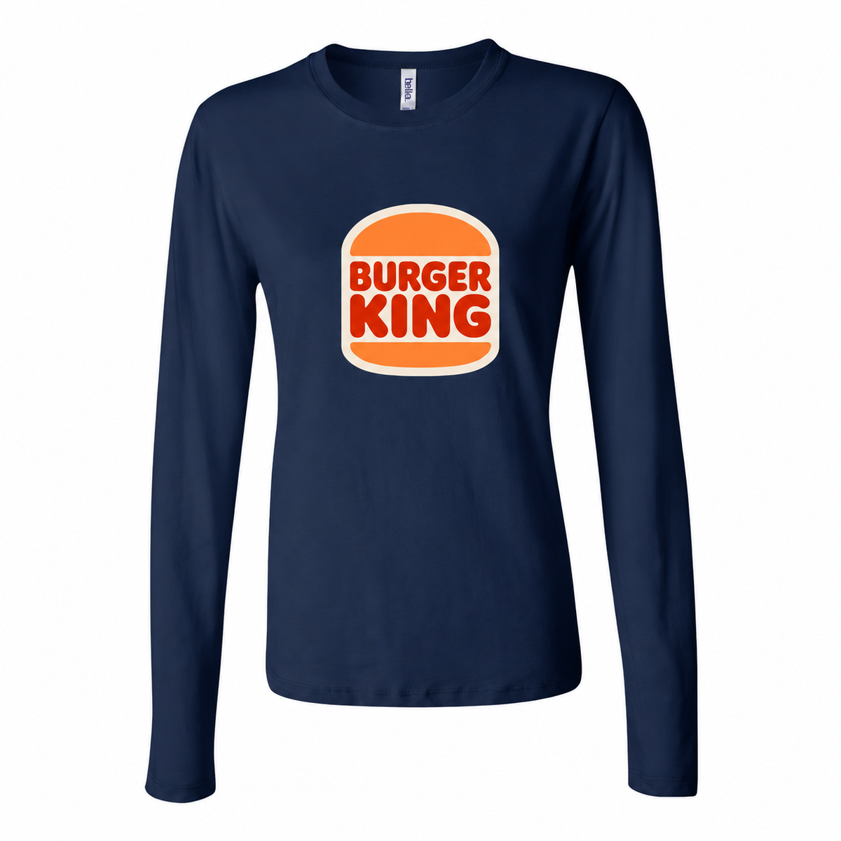 Women's Burger King Long Sleeve T-Shirt - Navy