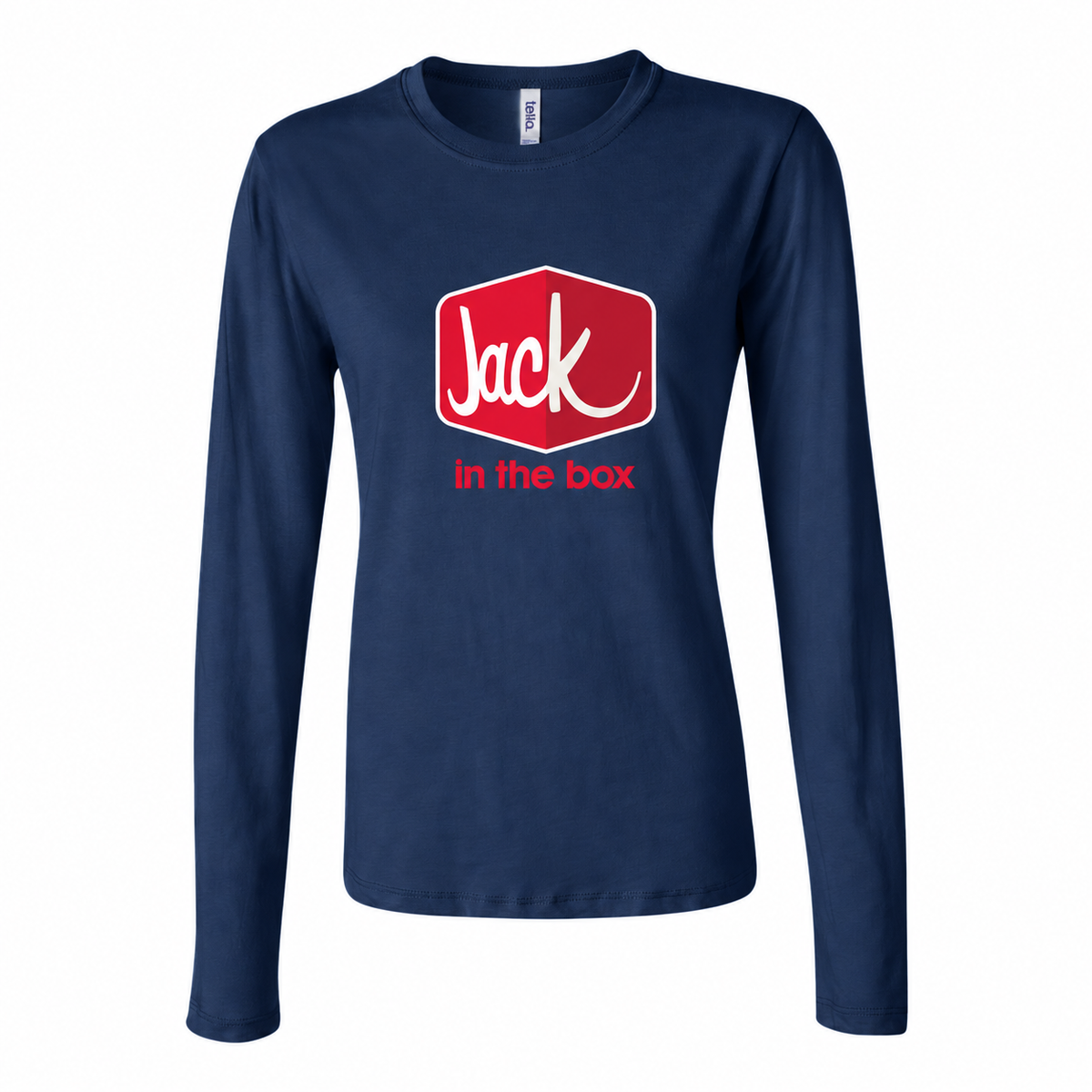 Women's Jack in the Box Long Sleeve T-Shirt - Navy