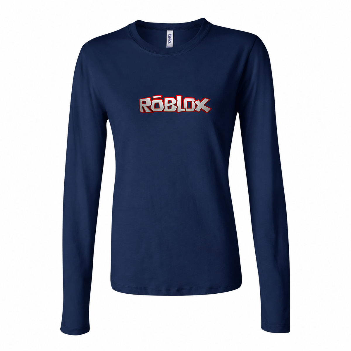Women's Roblox Game Long Sleeve T Shirt – Tee - Navy