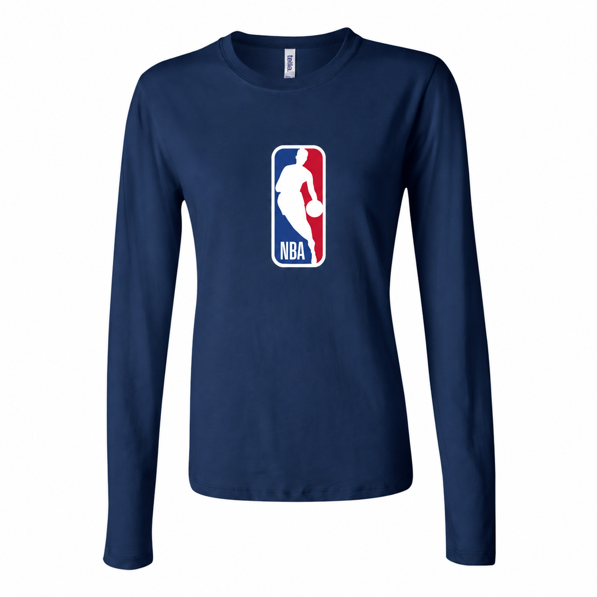 Women's nba Long Sleeve T-Shirt — Navy