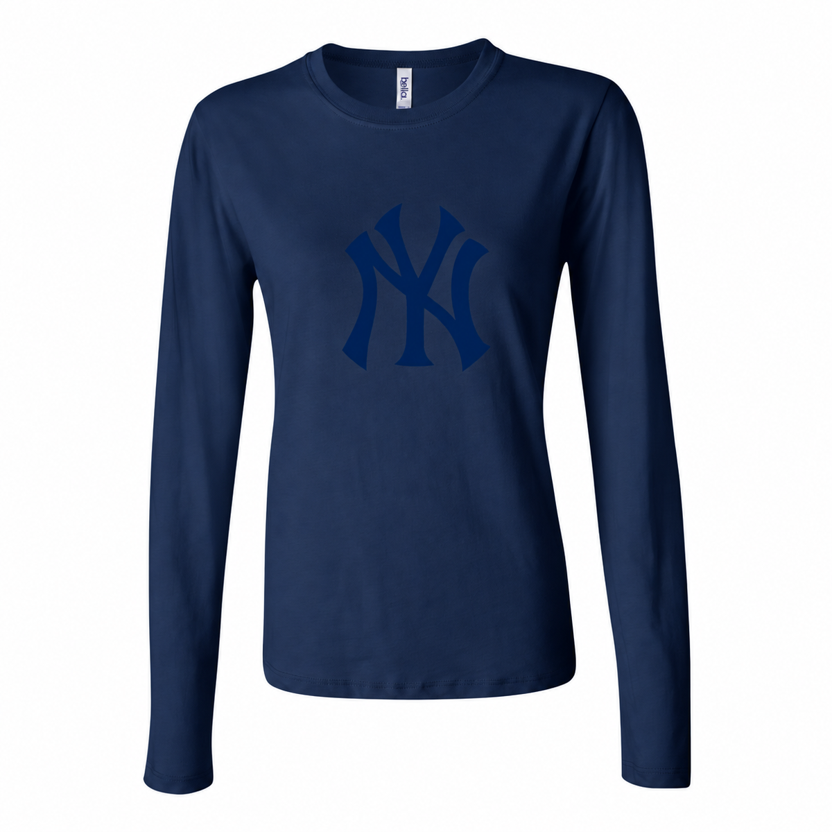 Women's New York Yankees Long Sleeve T-Shirt — Navy