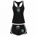 Women's NYPD Tank Top and Shorts Set, black
