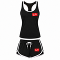 Women's Ray-Ban Tank Top and Shorts Set, black
