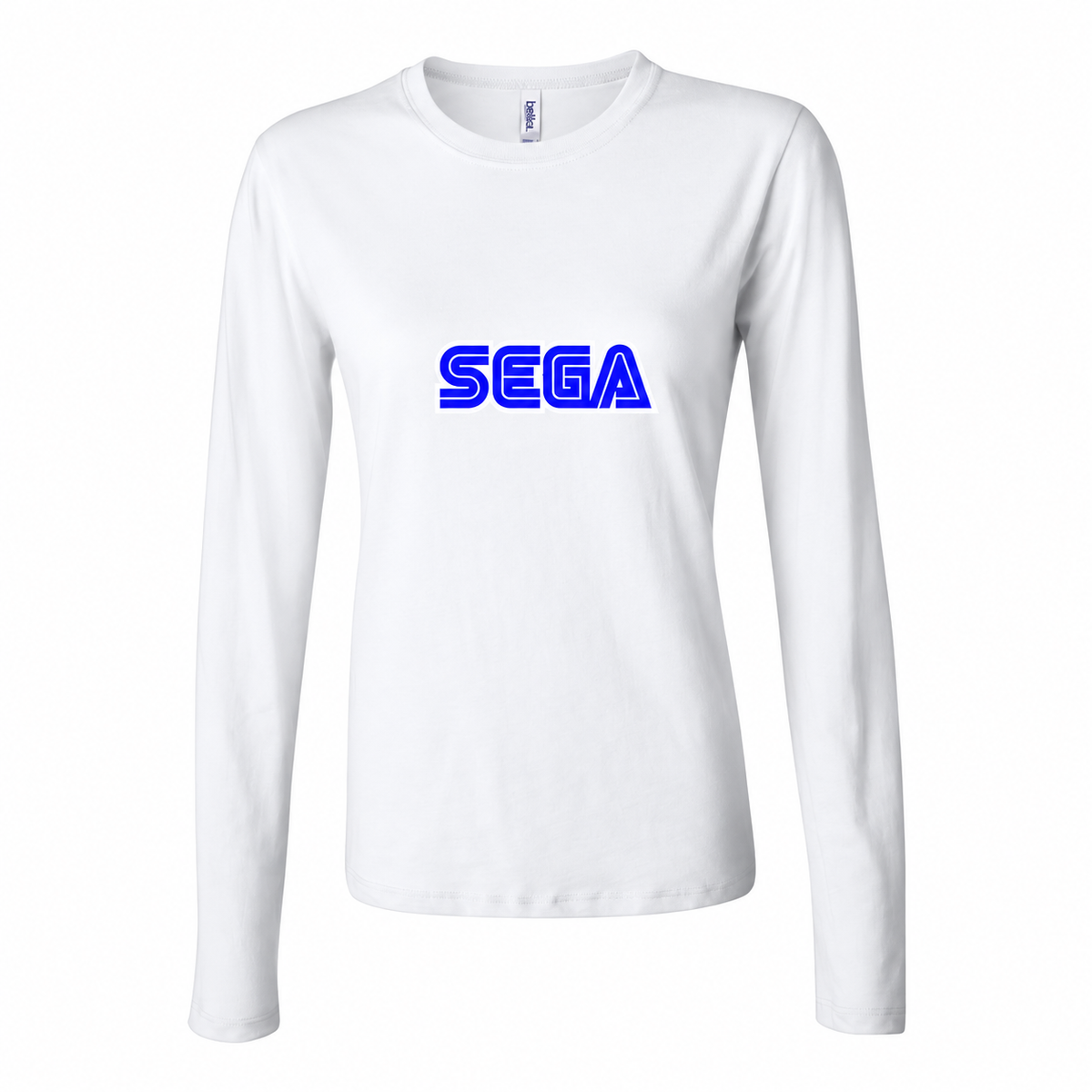 Women's SEGA Long Sleeve T-Shirt - White front view