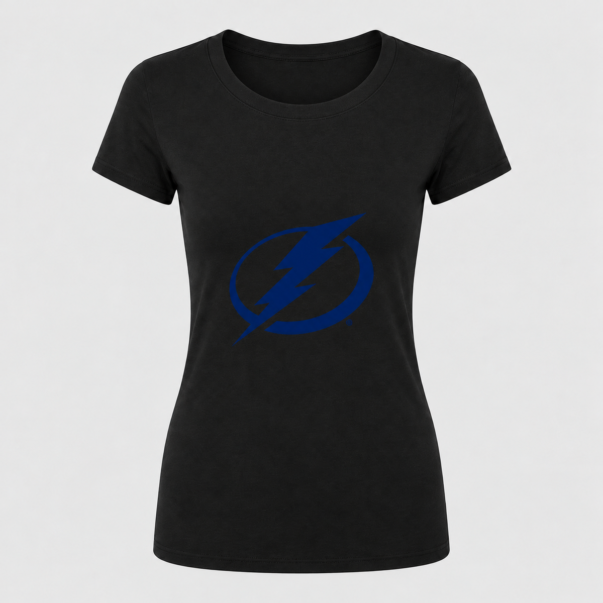 Women's tampa round-neck T-shirt, black