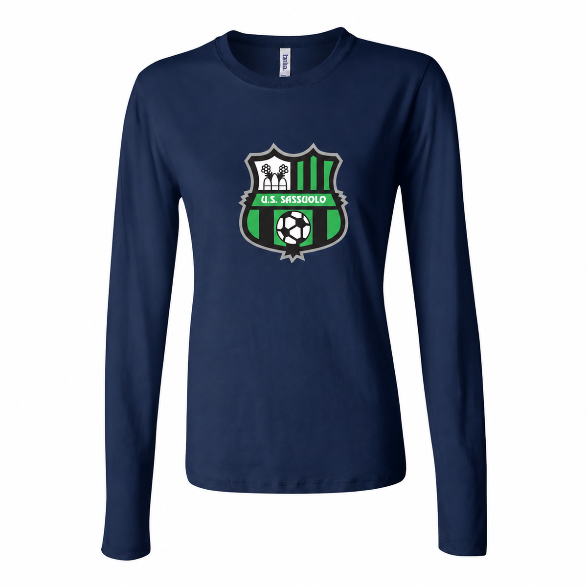 Women's U.S. Sassuolo Soccer Long Sleeve T-Shirt — Navy