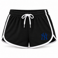 Women's New York Yankees Booty Shorts, Black