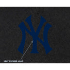 Black New York Yankees dad baseball cap hat - heat pressed logo callout