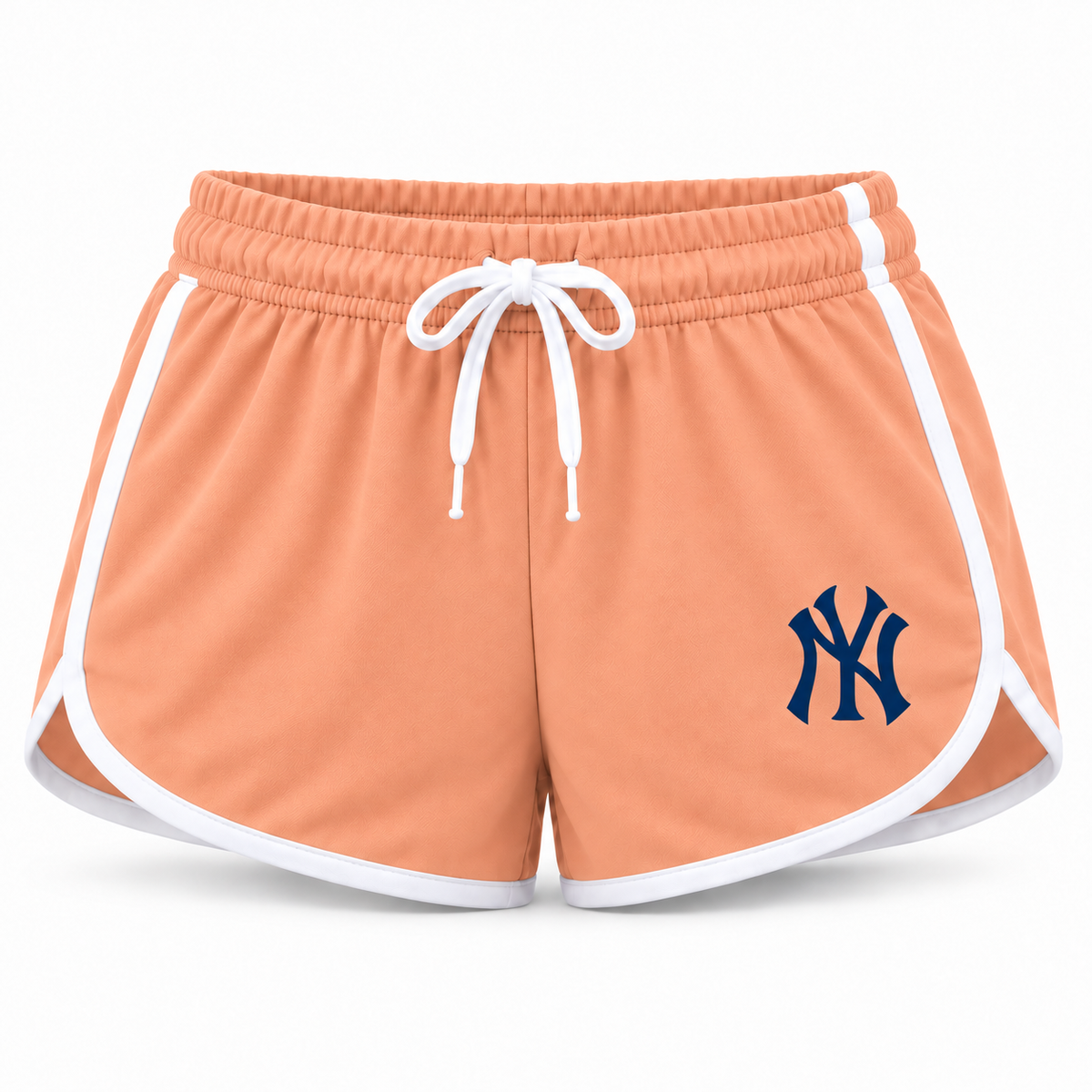 Women's New York Yankees Booty Shorts, Peach