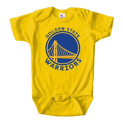 Golden State Warriors Baby Romper Onesie