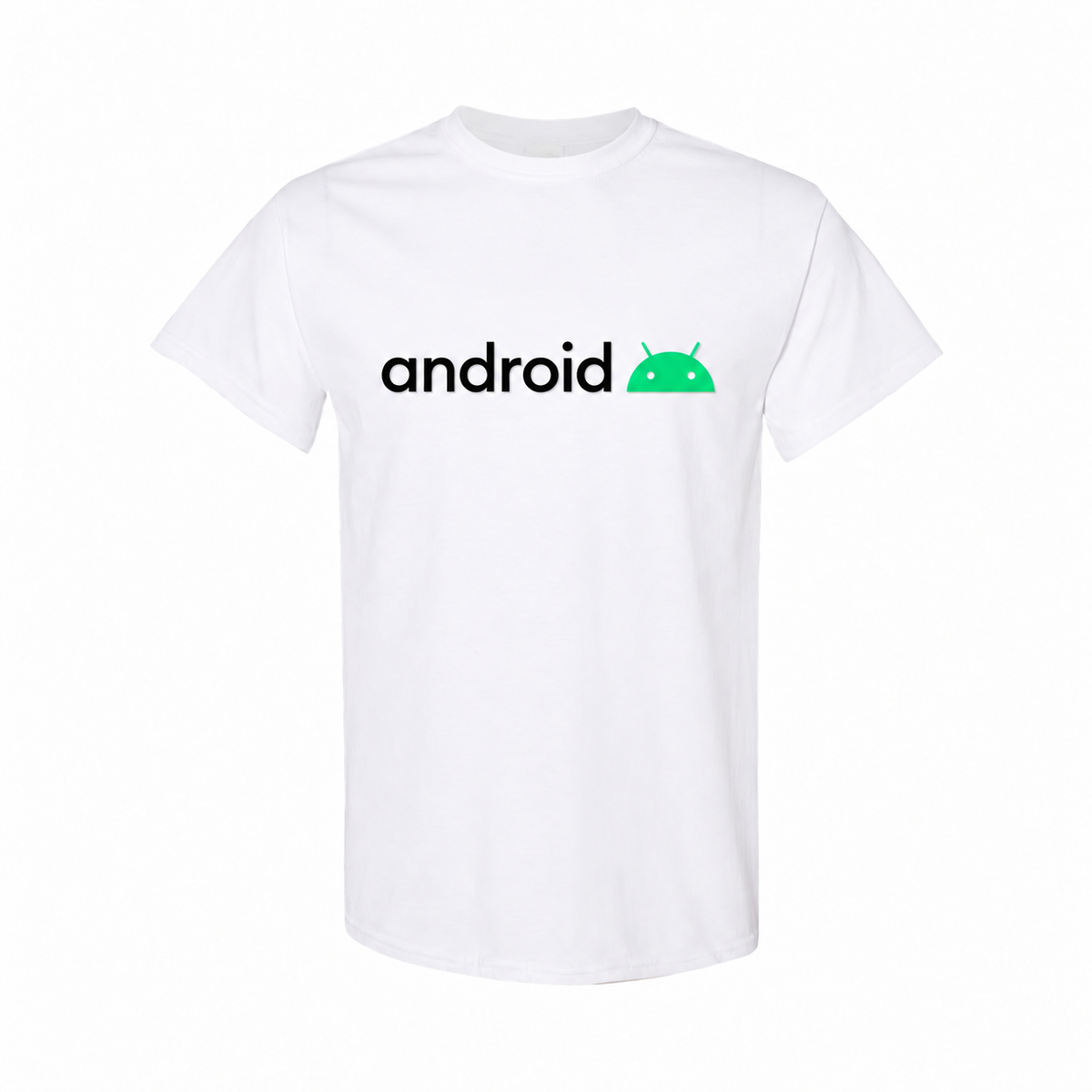 Youth Android cotton T-shirt - White