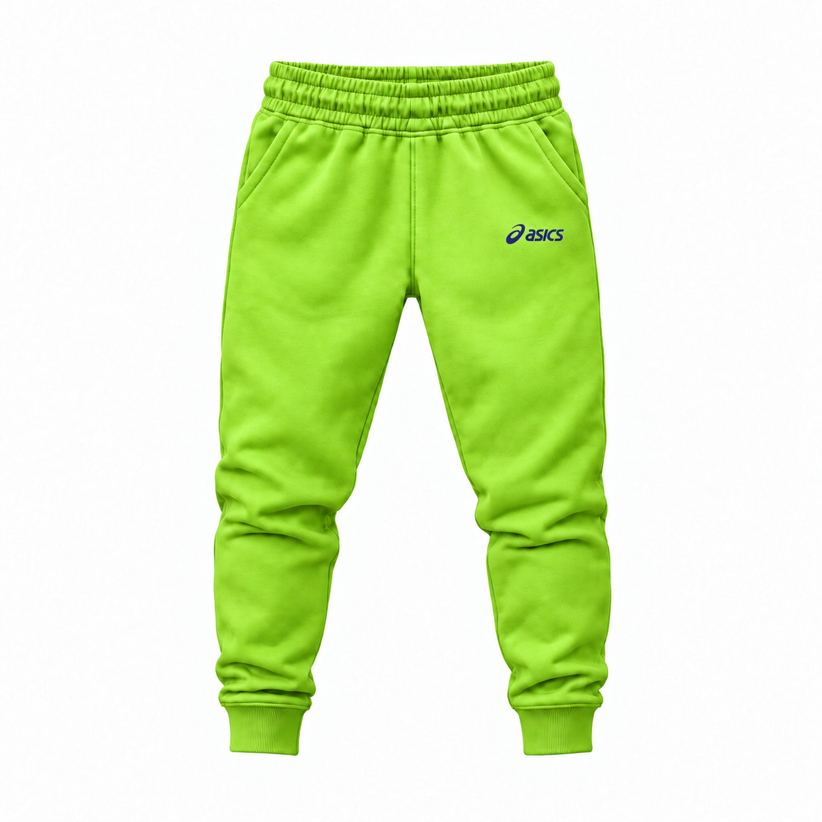 Youth ASICS Joggers Sweatpants - Lime Green