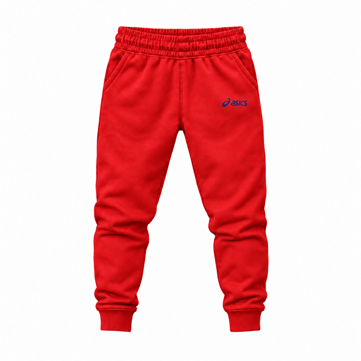 Youth ASICS Joggers Sweatpants - Red