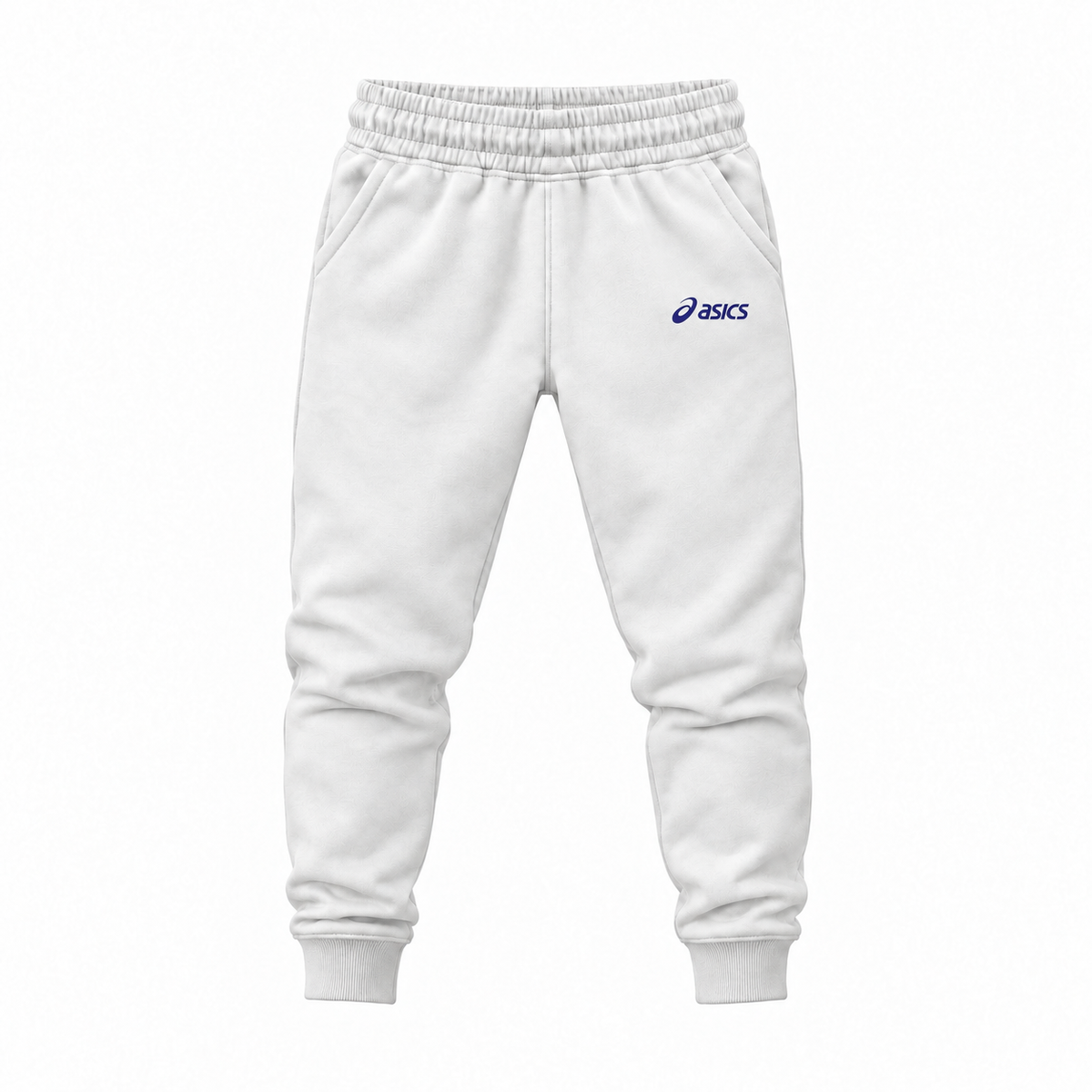 Youth ASICS Joggers Sweatpants - White