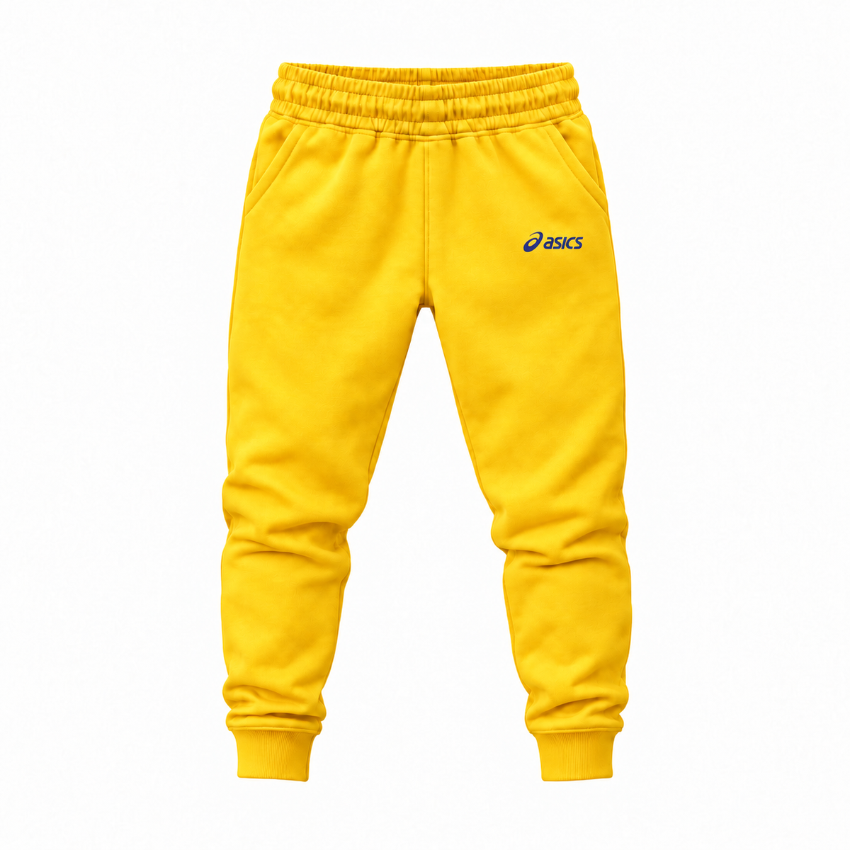 Youth ASICS Joggers Sweatpants - Yellow