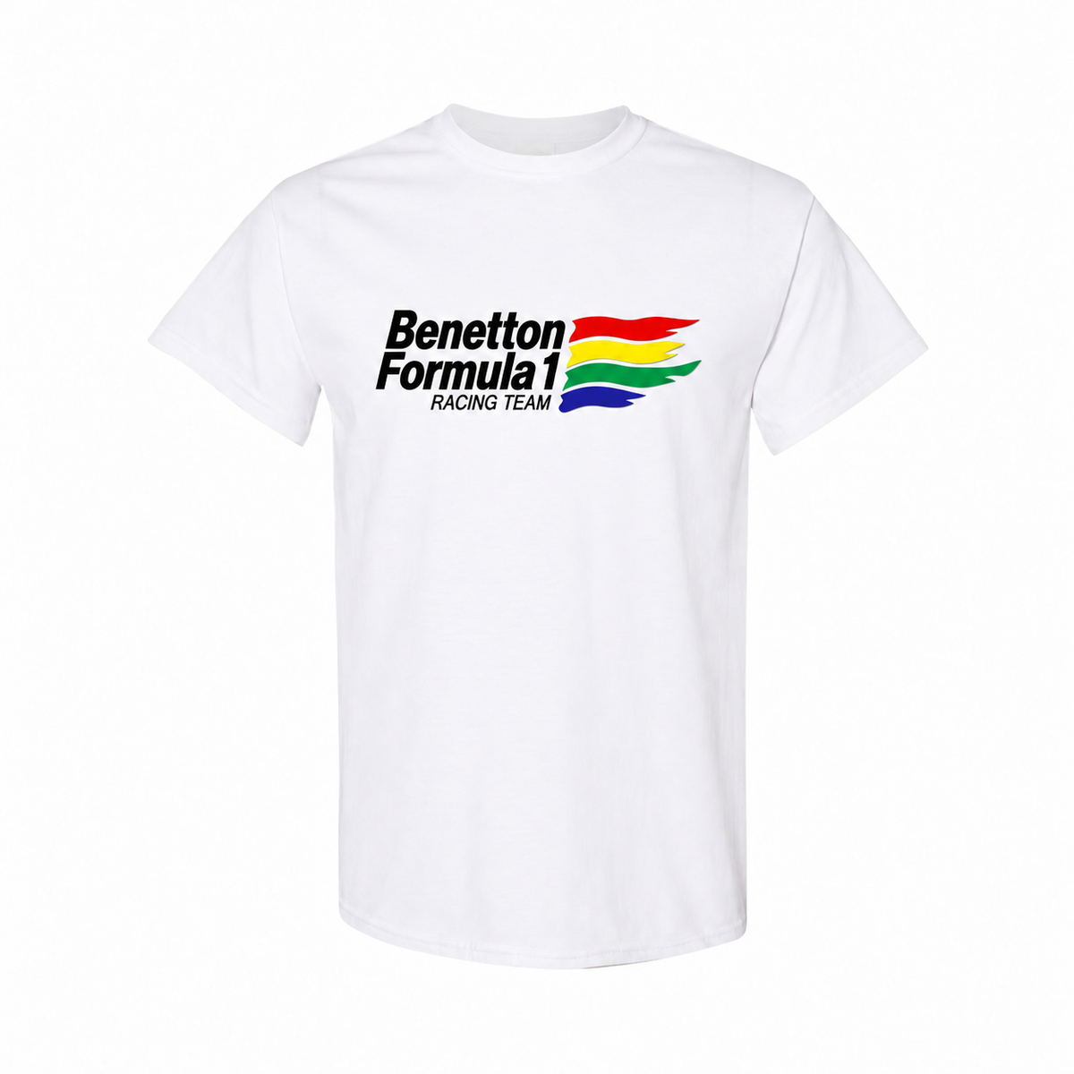 Youth Benetton Formula 1 Racing Team cotton T-shirt - White