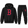 Youth Boston Red Sox Hoodie Jogger Set - Black