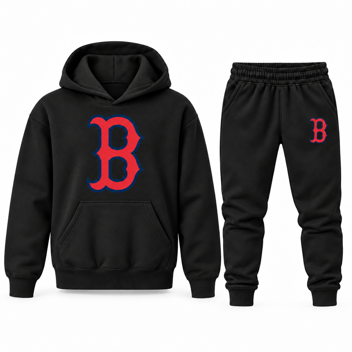 Youth Boston Red Sox Hoodie Jogger Set - Black