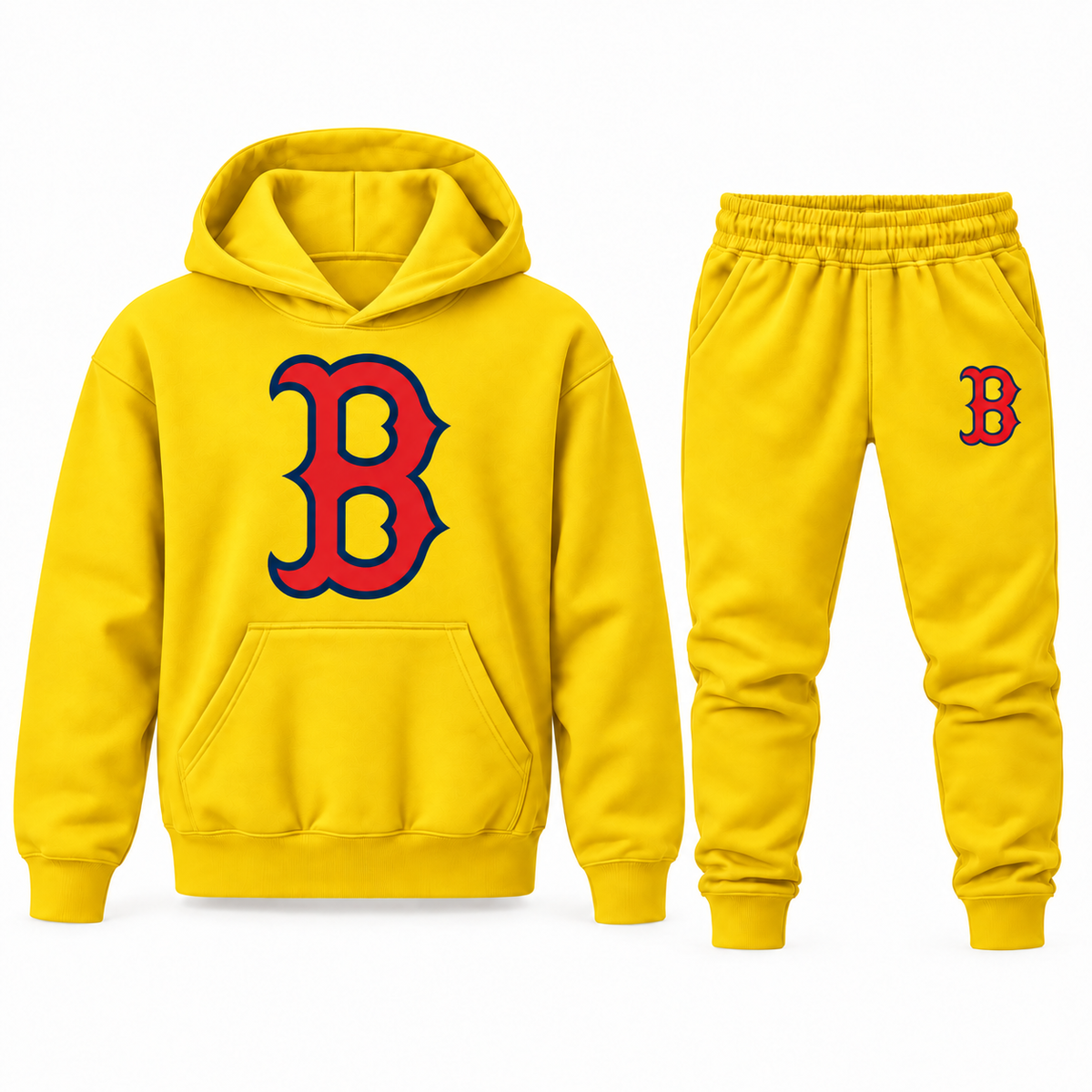 Youth Boston Red Sox Hoodie Jogger Set - Yellow