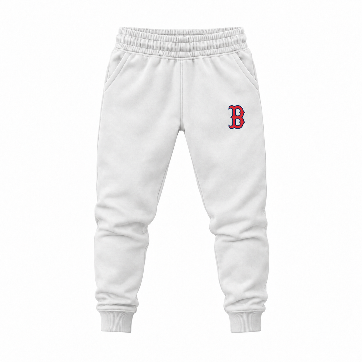 Youth Boston Red Sox Joggers Sweatpants - White