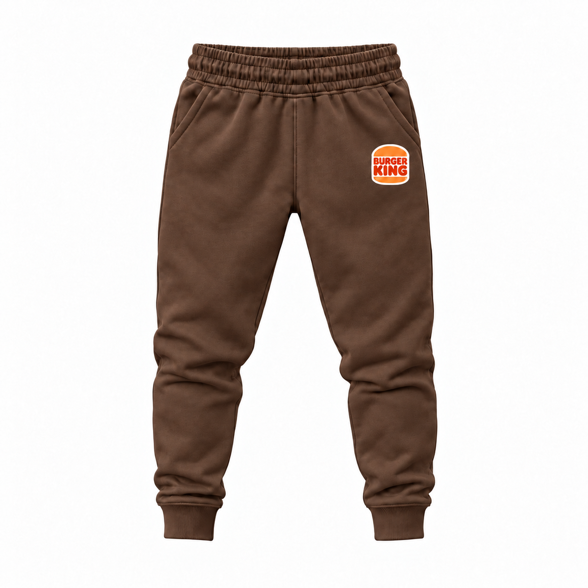 Youth Burger King Joggers Sweatpants - Brown