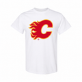 Youth Calgary Flames cotton T-shirt - White