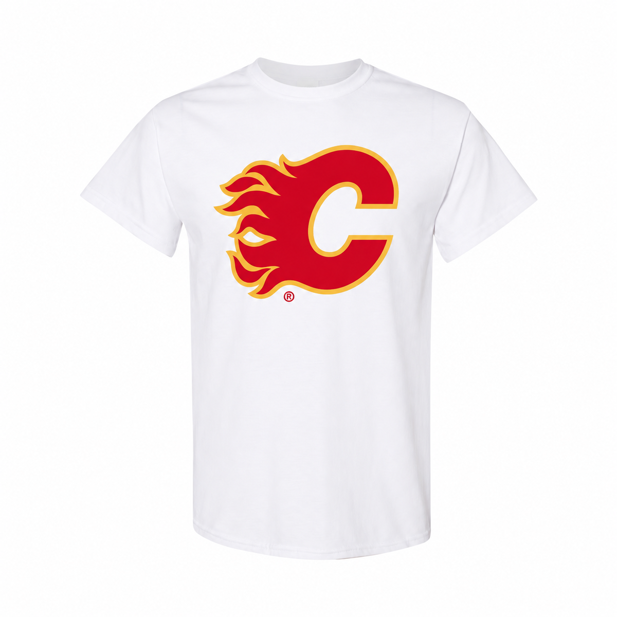 Youth Calgary Flames cotton T-shirt - White