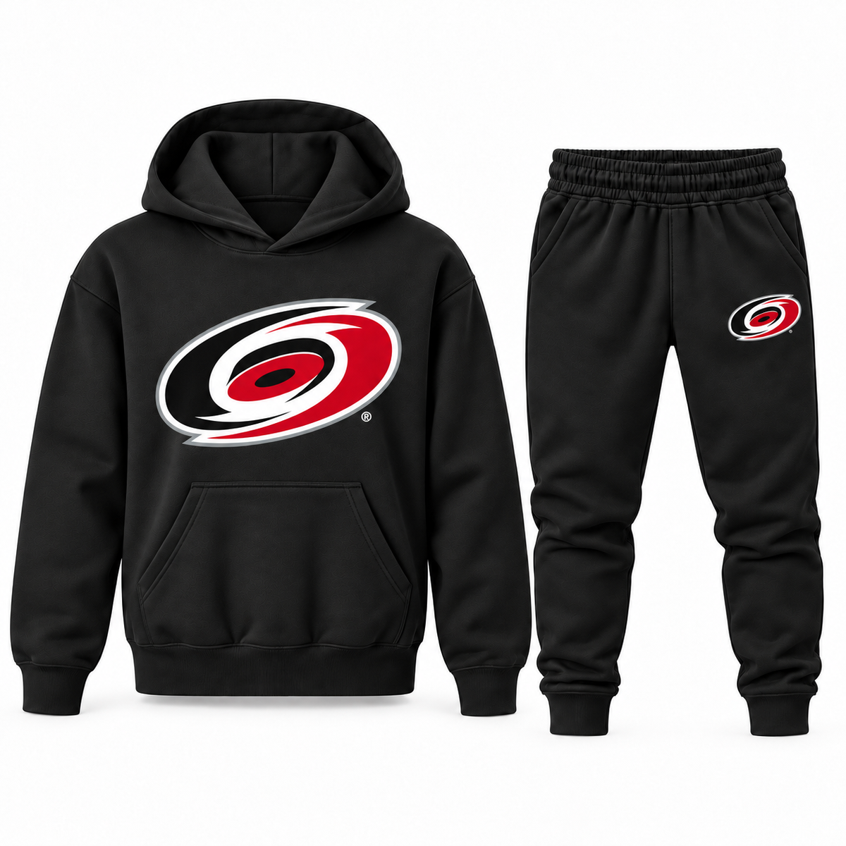 Youth Carolina Hurricanes Hoodie Jogger Set in Black