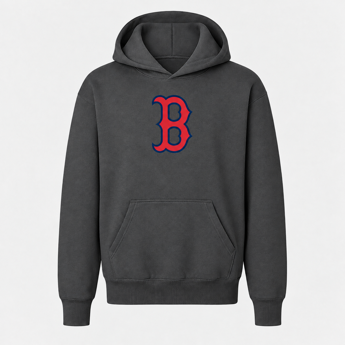 Youth Boston Red Sox Pullover Hoodie - Charcoal