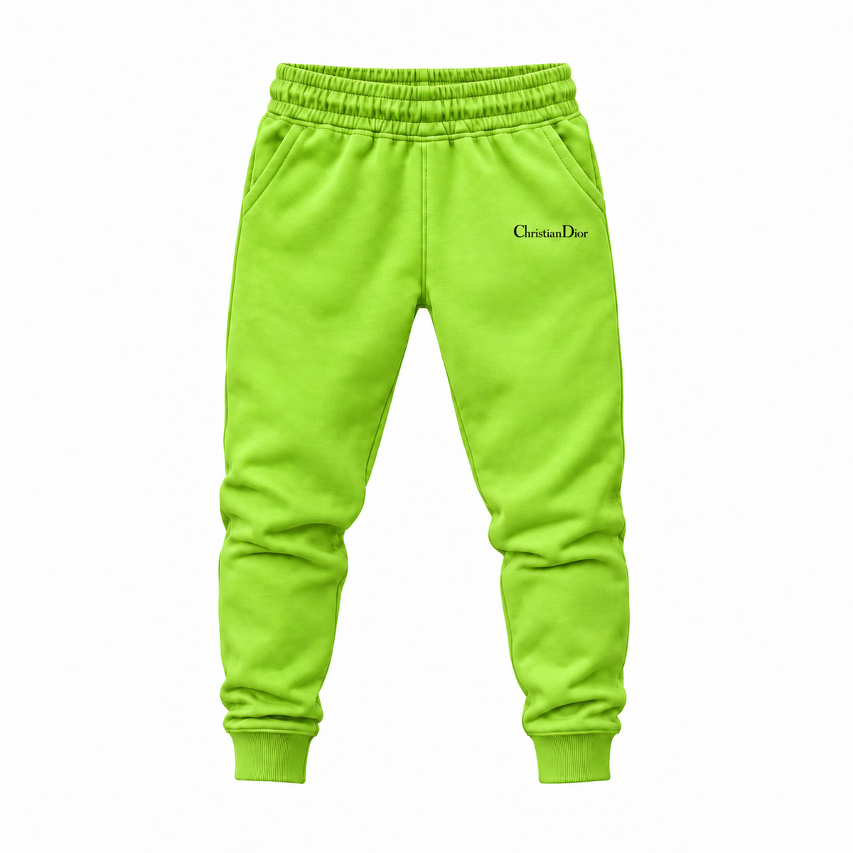 Youth Dior Joggers Sweatpants - Lime Green