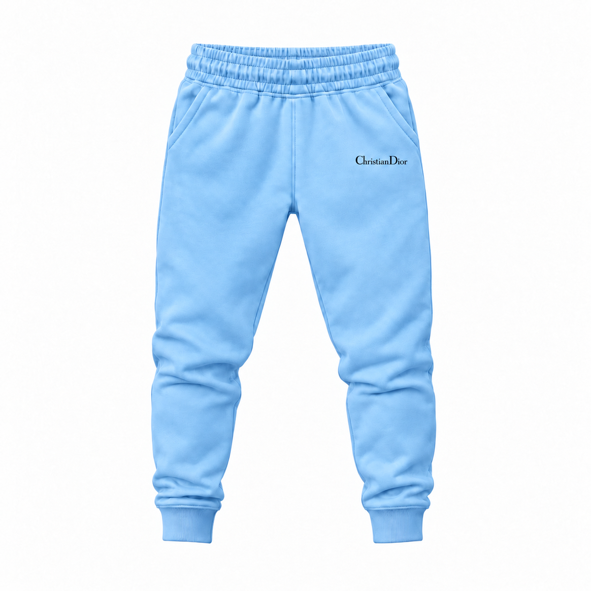 Youth Dior Joggers Sweatpants - Sky Blue