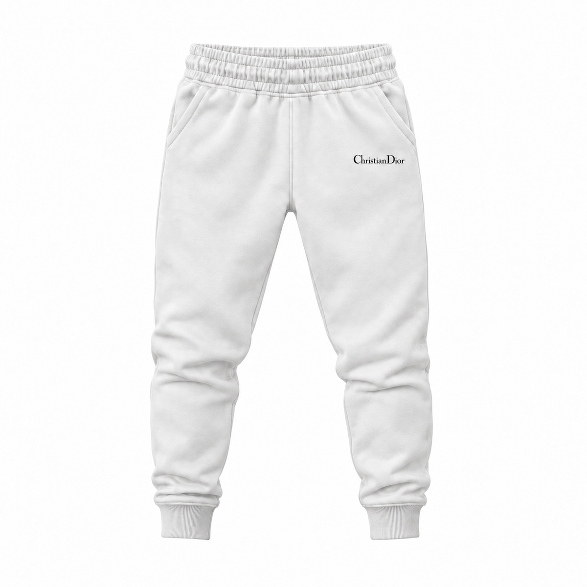 Youth Dior Joggers Sweatpants - White