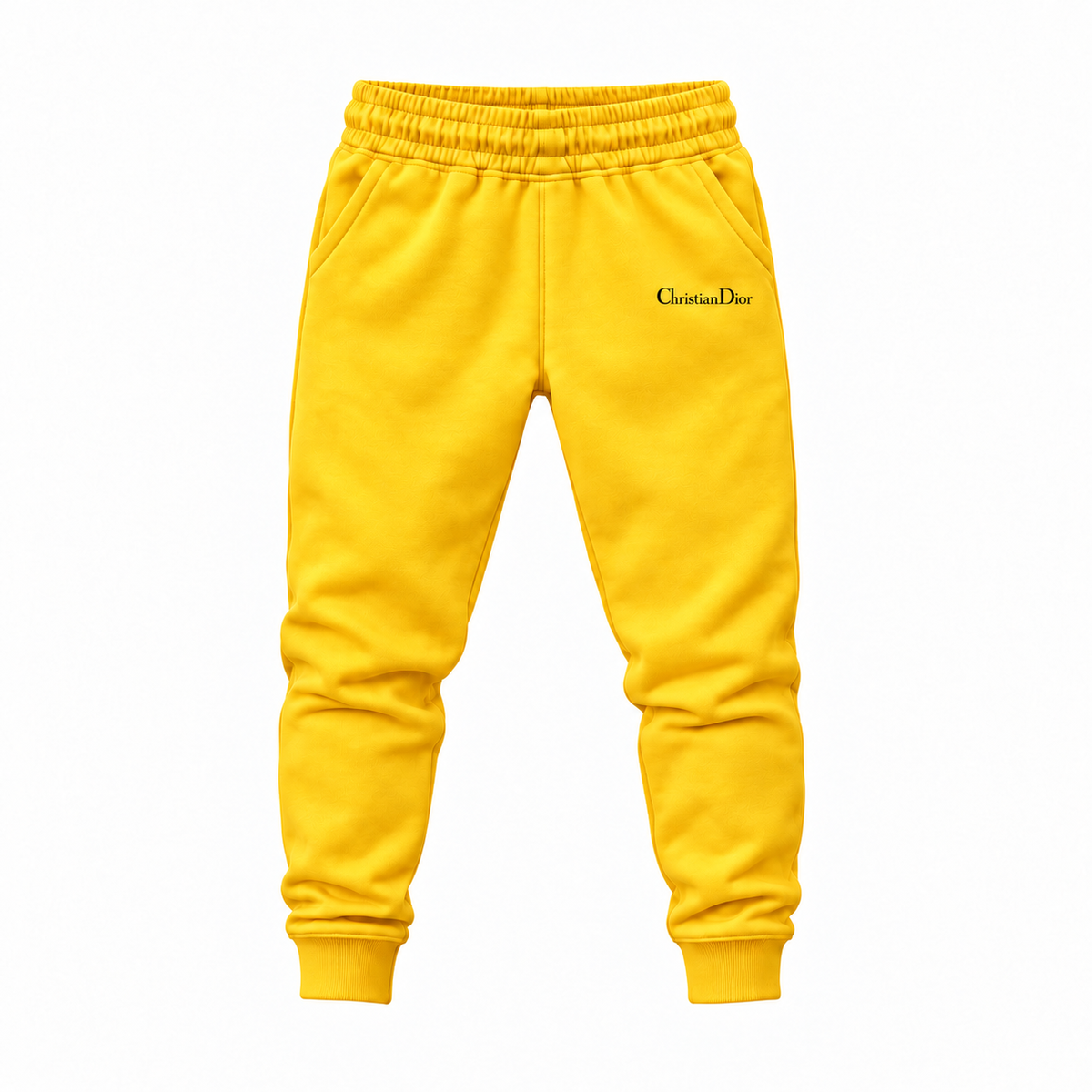 Youth Dior Joggers Sweatpants - Yellow