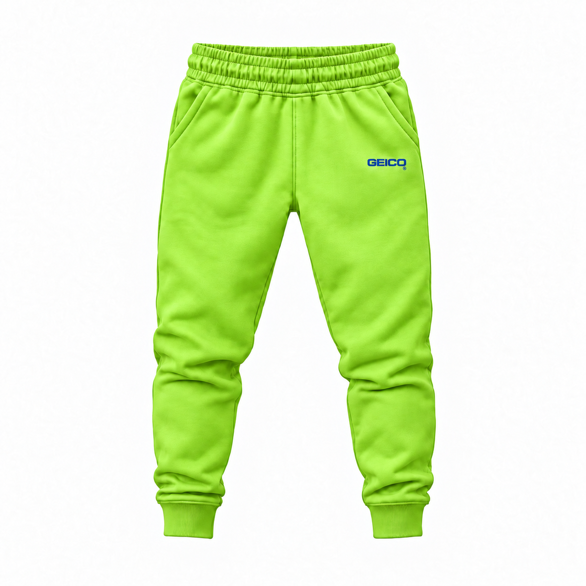 Youth Geico Joggers Sweatpants - Lime Green