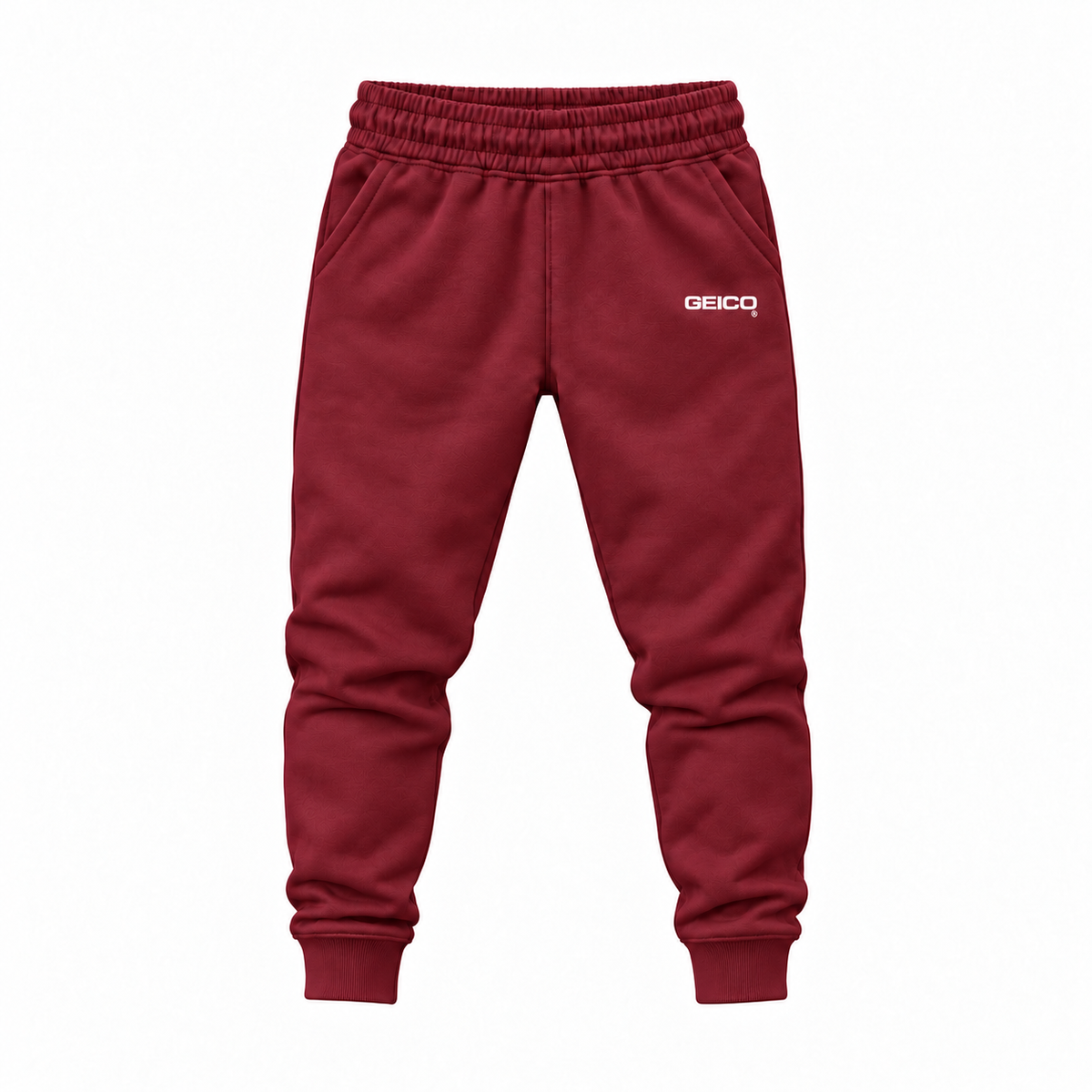Youth Geico Joggers Sweatpants - Maroon