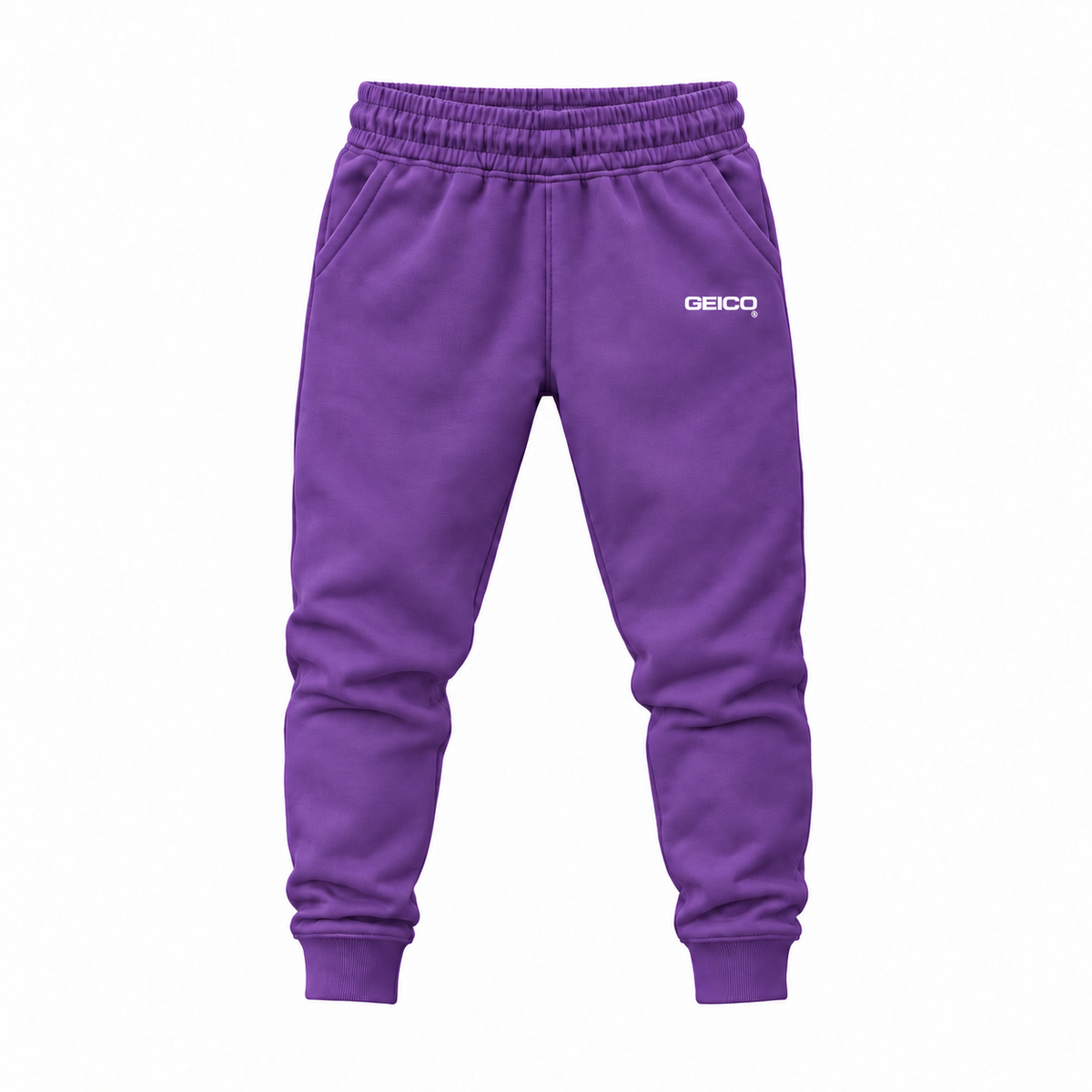 Youth Geico Joggers Sweatpants - Purple