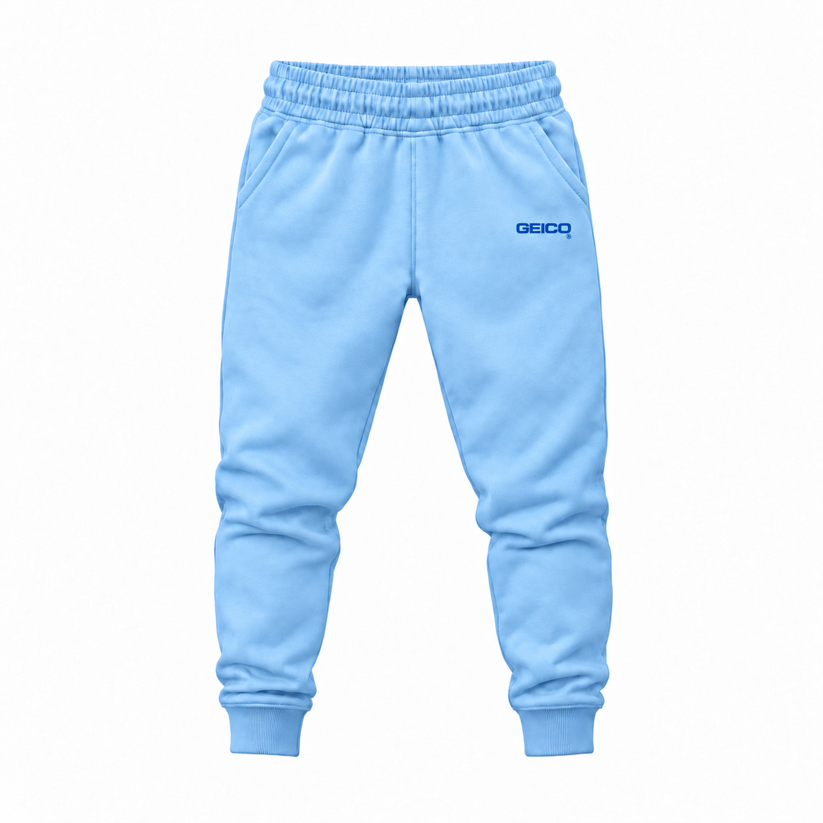 Youth Geico Joggers Sweatpants - Sky Blue