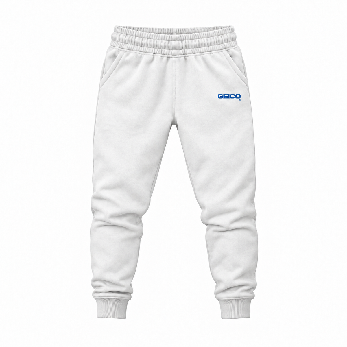 Youth Geico Joggers Sweatpants - White