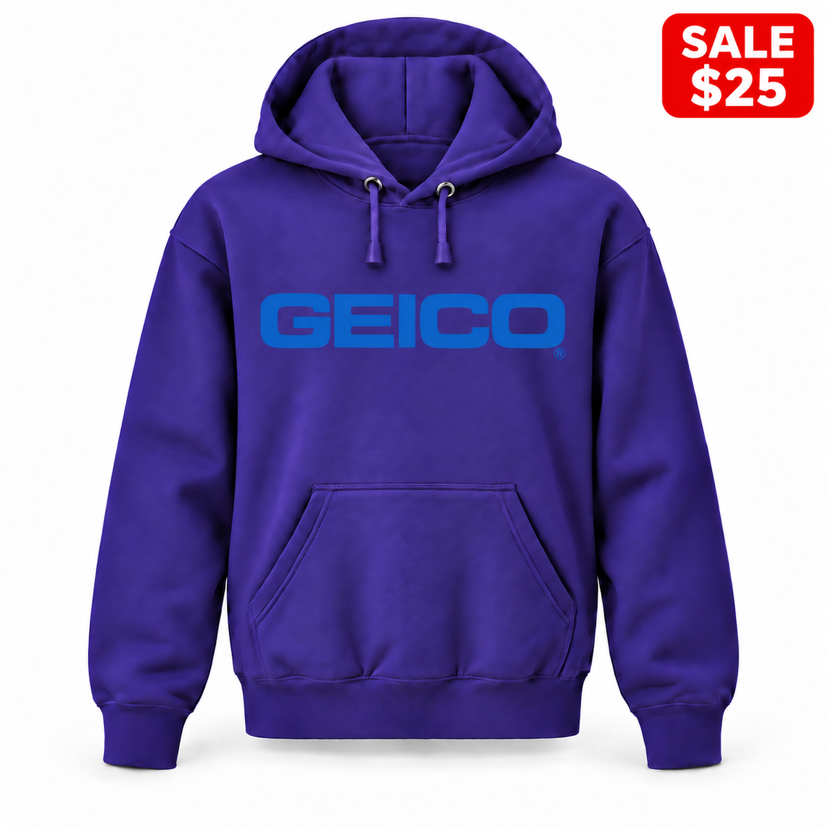 Youth Geico Pullover Hoodie in Purple — SALE $25