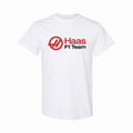 Youth Haas F1 Team cotton T-shirt - White