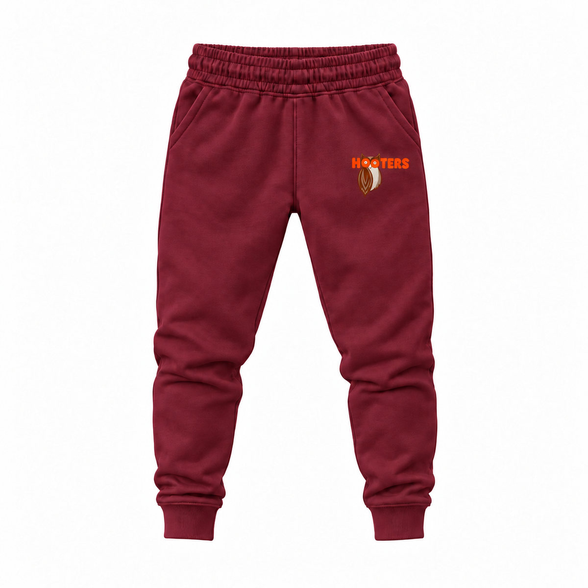 Youth Hooters Joggers Sweatpants - Maroon