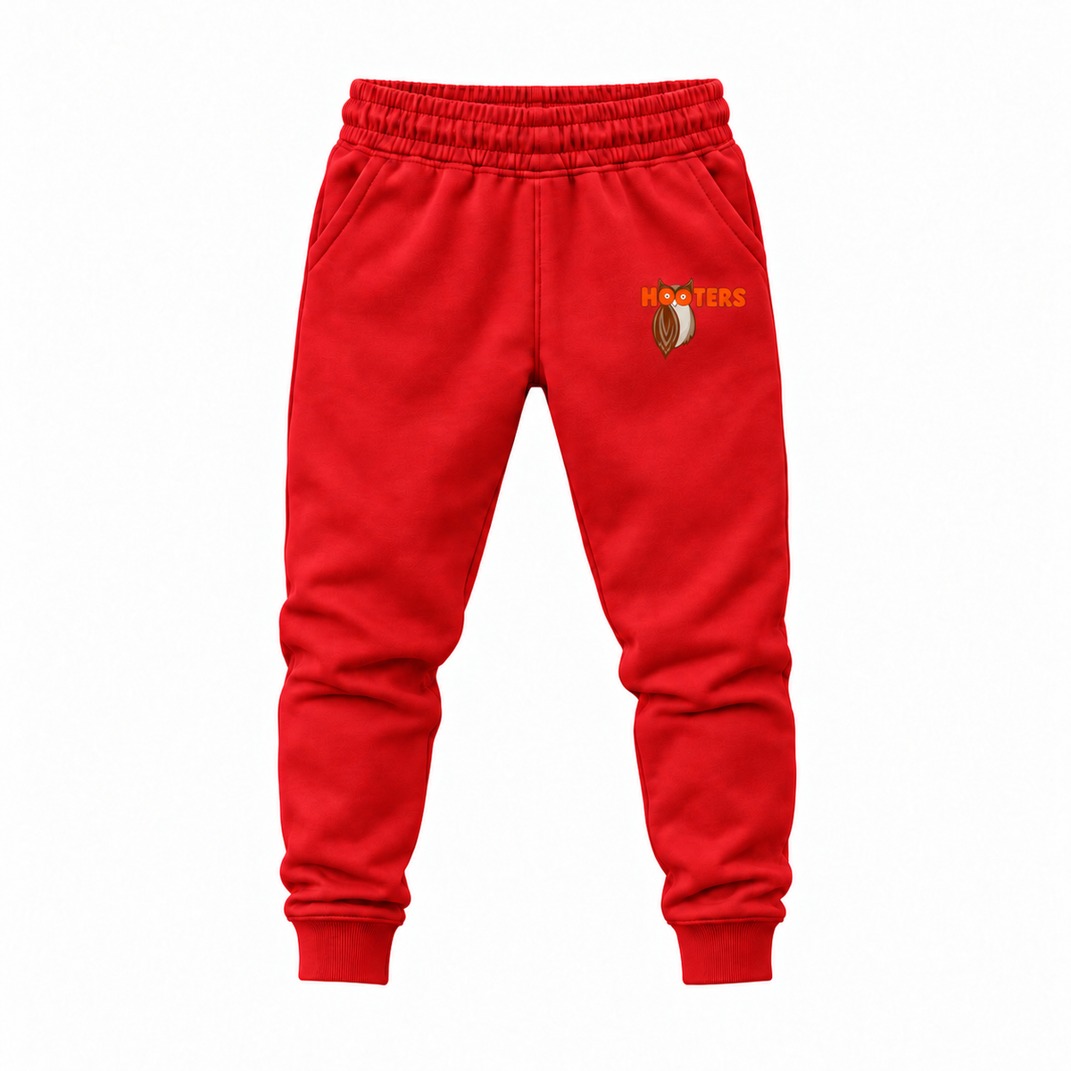 Youth Hooters Joggers Sweatpants - Red