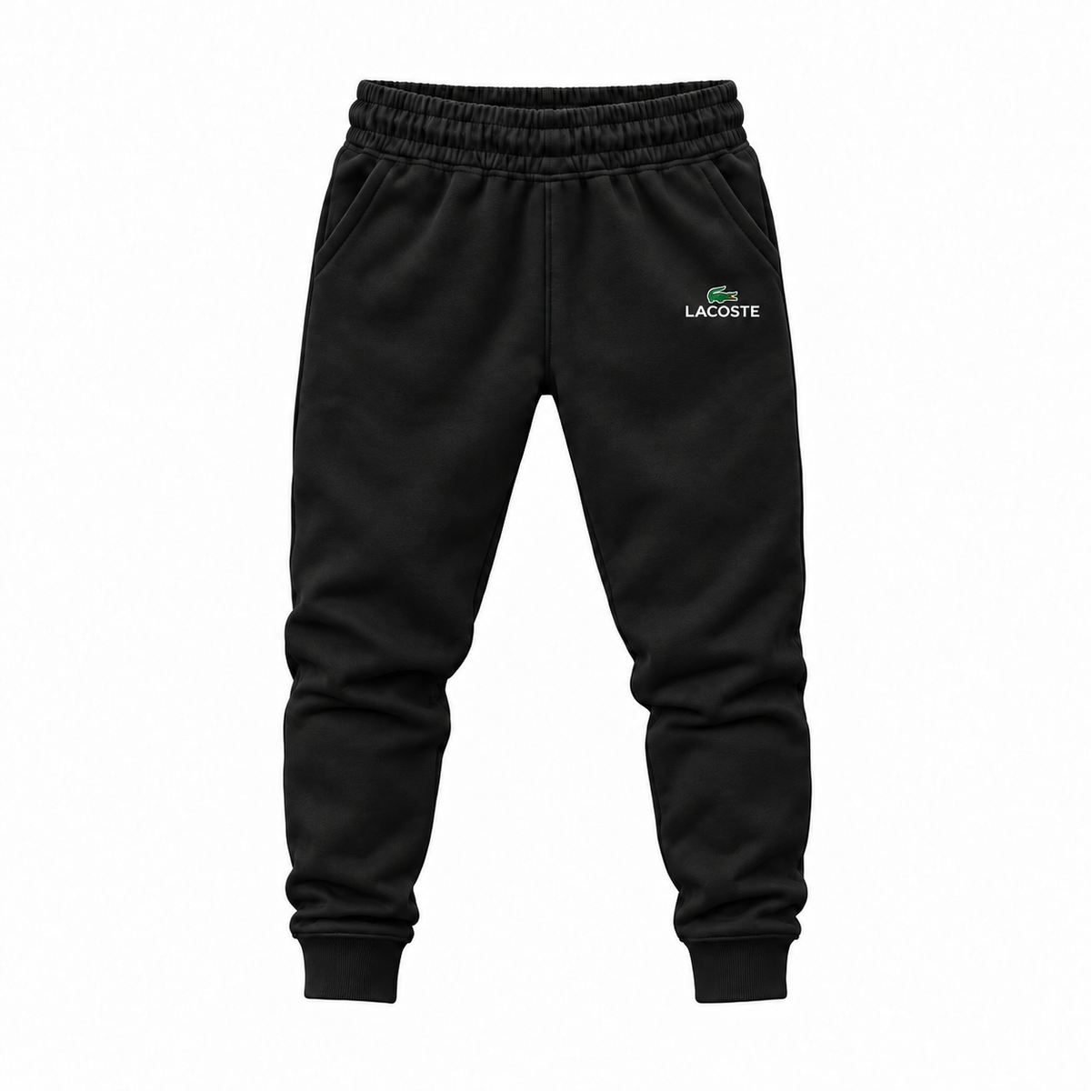 Youth Lacoste Joggers Sweatpants - Black