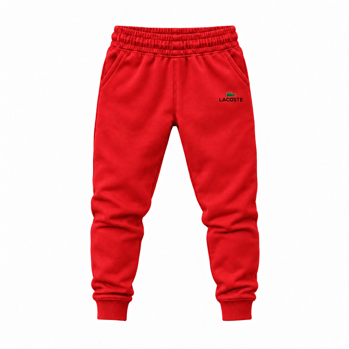 Youth Lacoste Joggers Sweatpants - Red