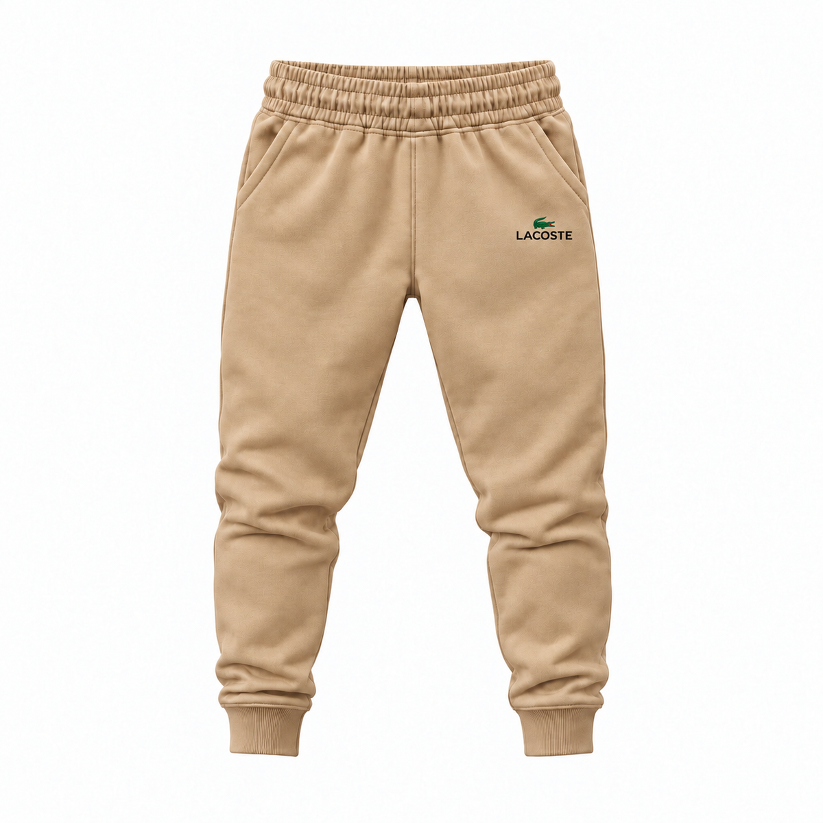 Youth Lacoste Joggers Sweatpants - Tan