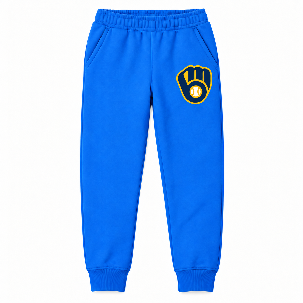 Youth Milwaukee Brewers joggers in Blue