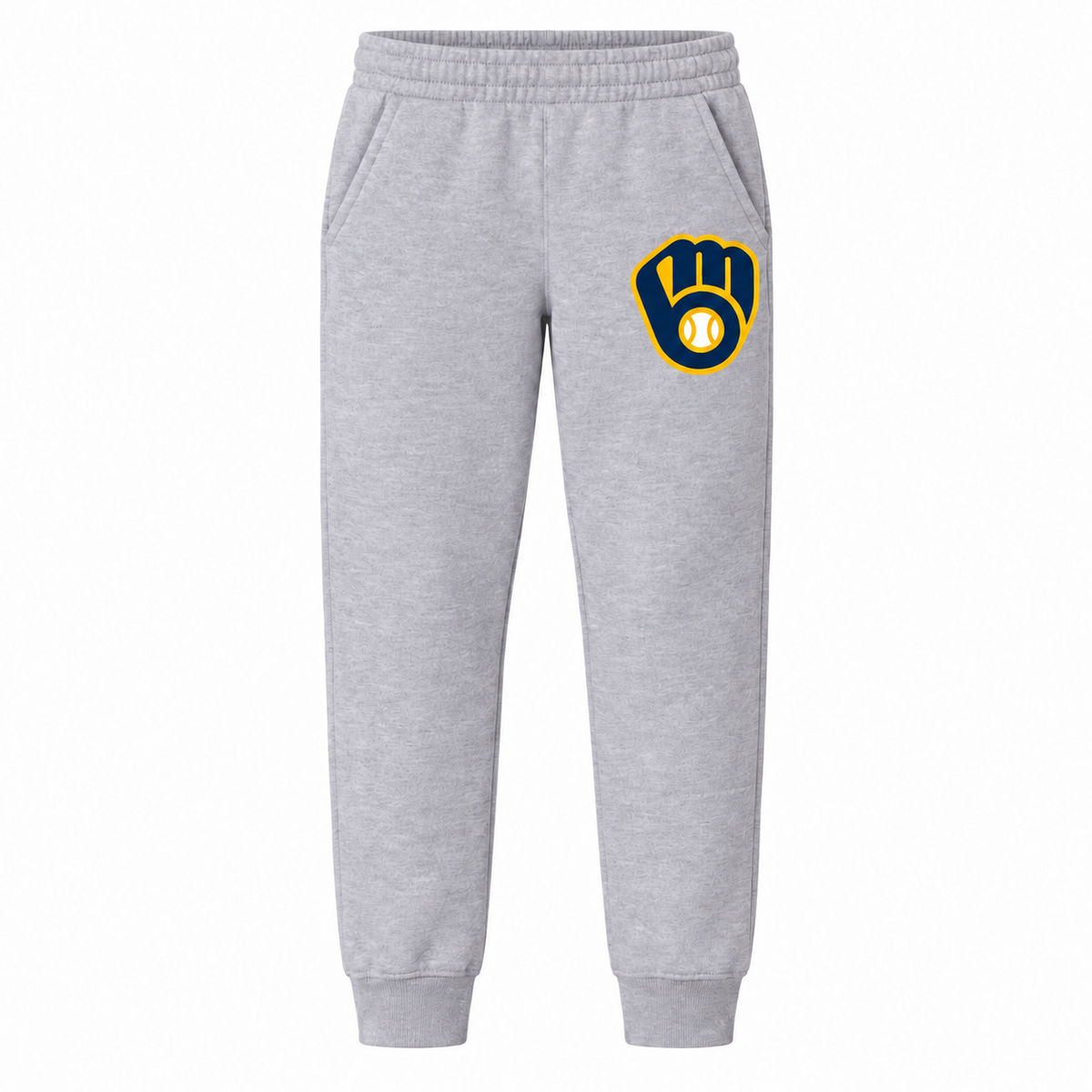 Youth Milwaukee Brewers joggers in Grey